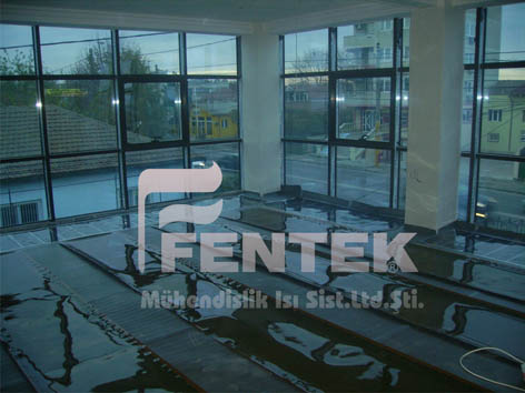 karbon film ile döşemeden ısıtma